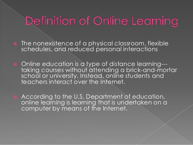 The Benefits and Downside of Online Learning